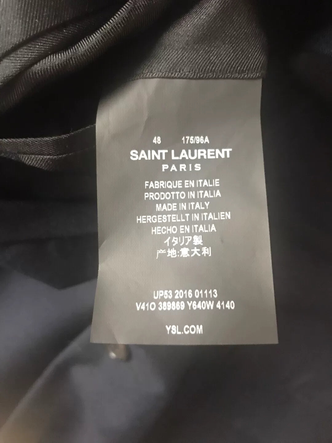 Saint Laurent Paris Classic Blazer