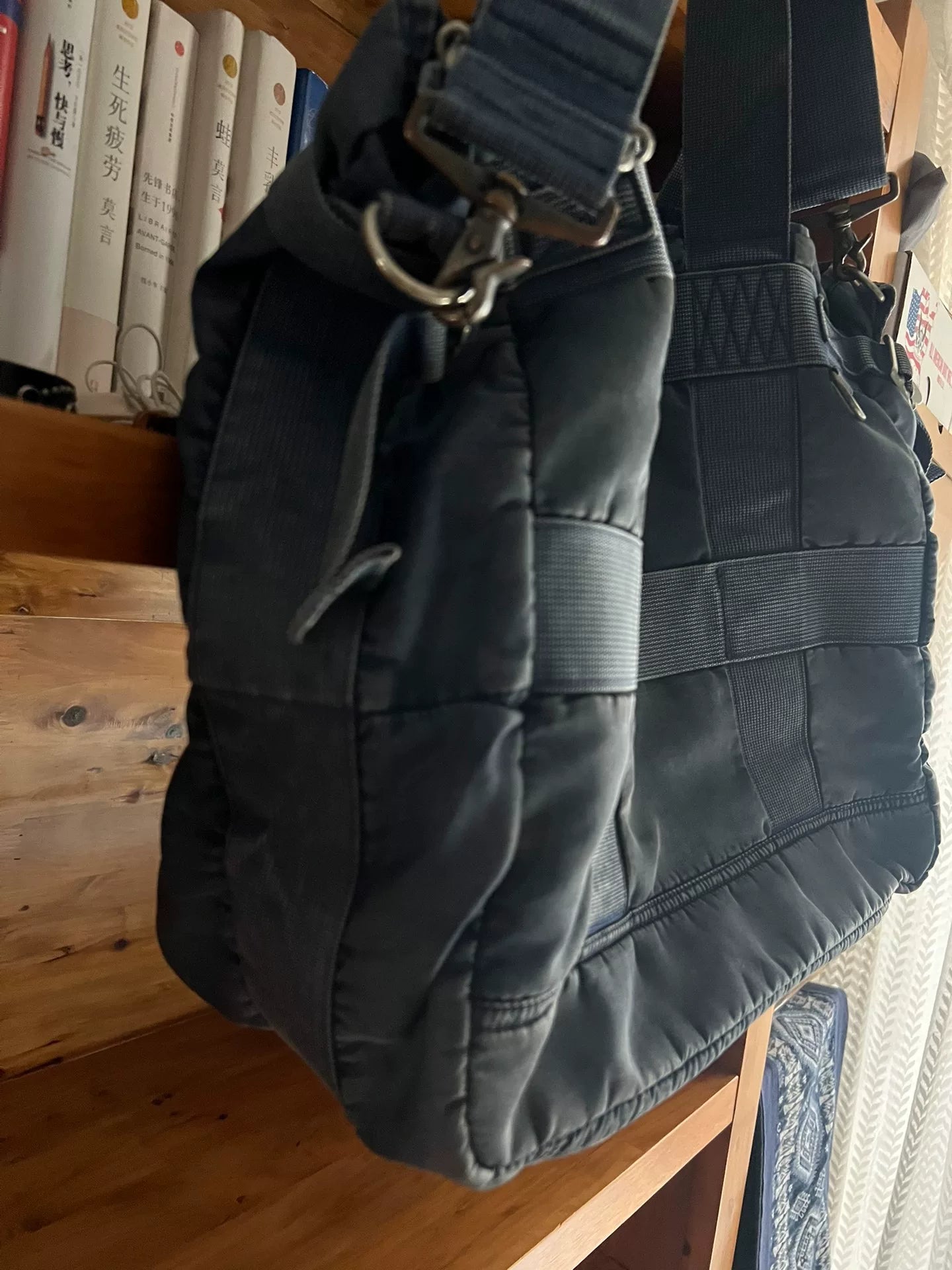 porter classic super nylon tote bag navy