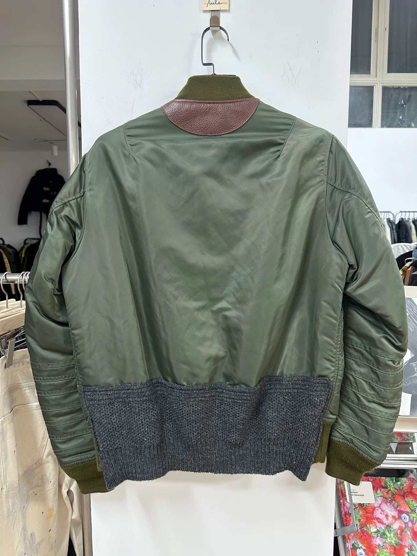 UNDERCOVER MA-1 Bomber Jacket in Green