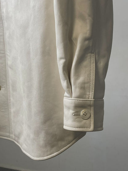 oversized leather coat by Maison Martin Margiela