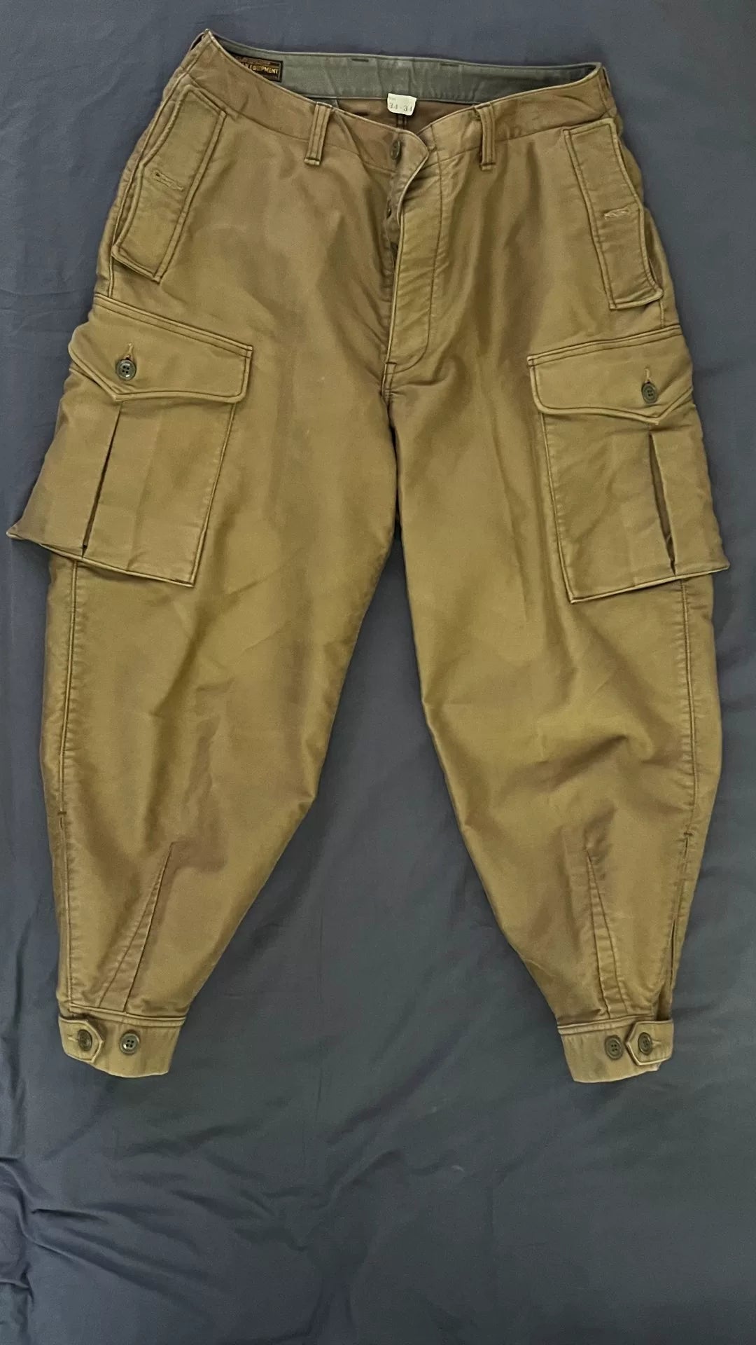 Freewheelers Khaki Field Military Pants