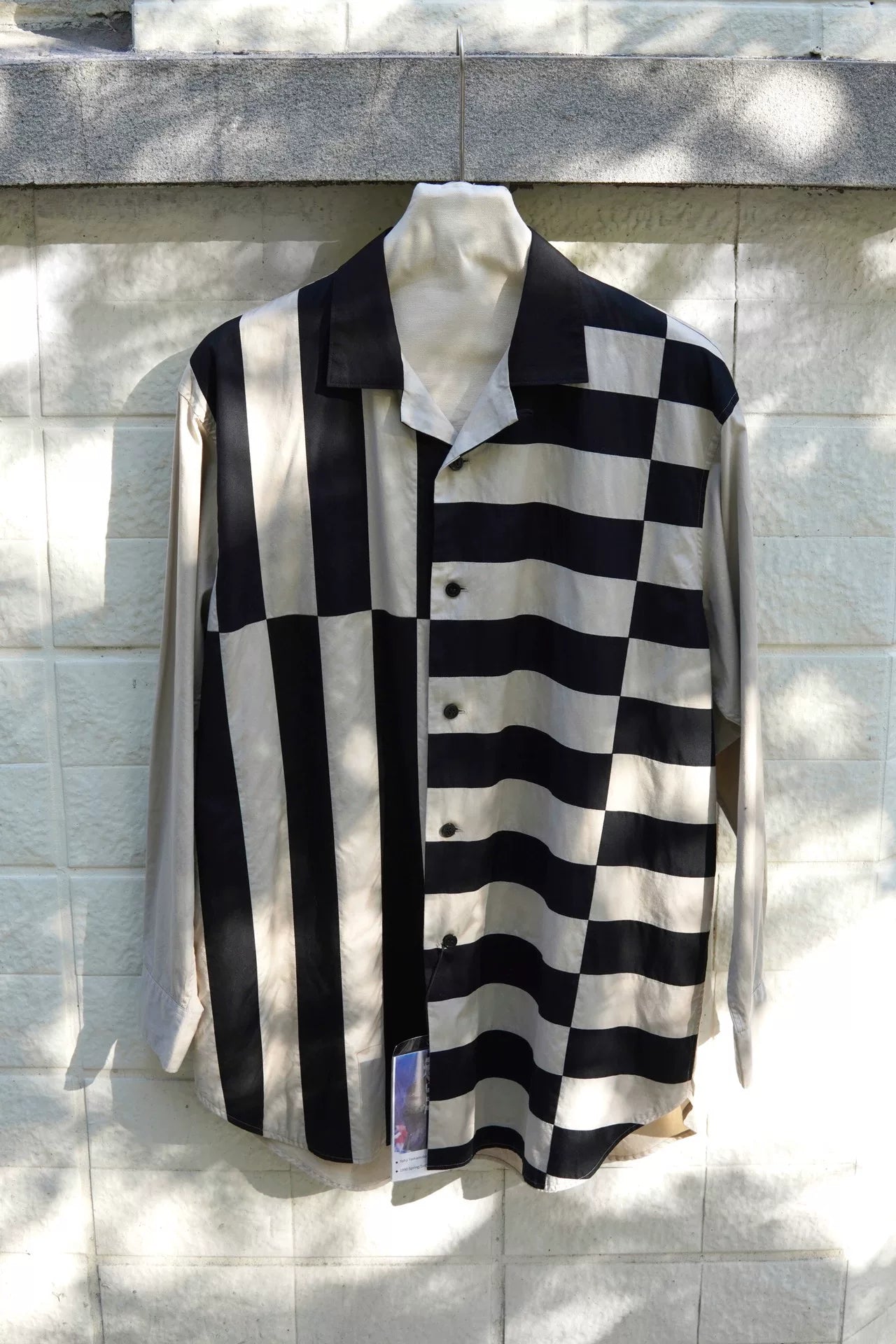 Yohji Yamamoto 80s Irregular Stripe Shirt