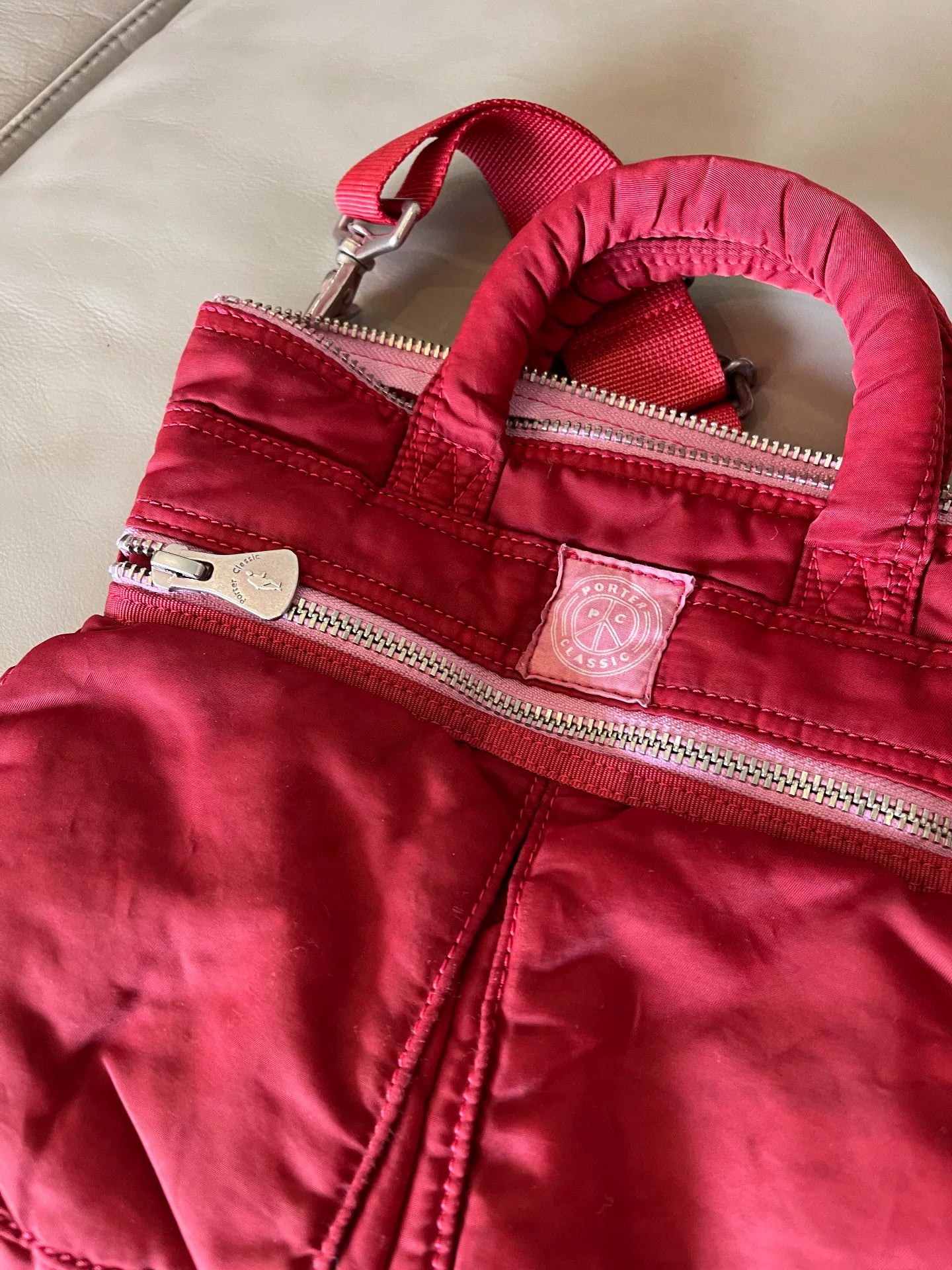 PORTER CLASSIC Helmet Crossbody Bag