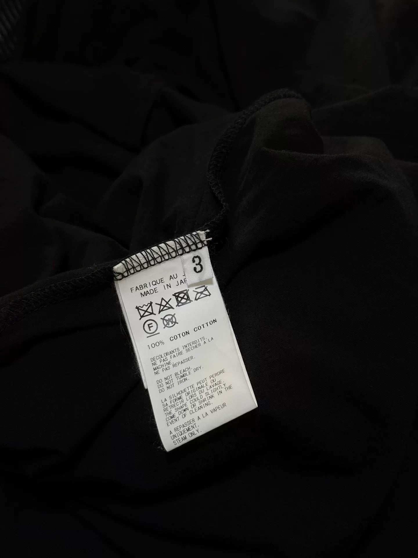 Yohji Yamamoto 19SS Asymmetric Paneled T-shirt