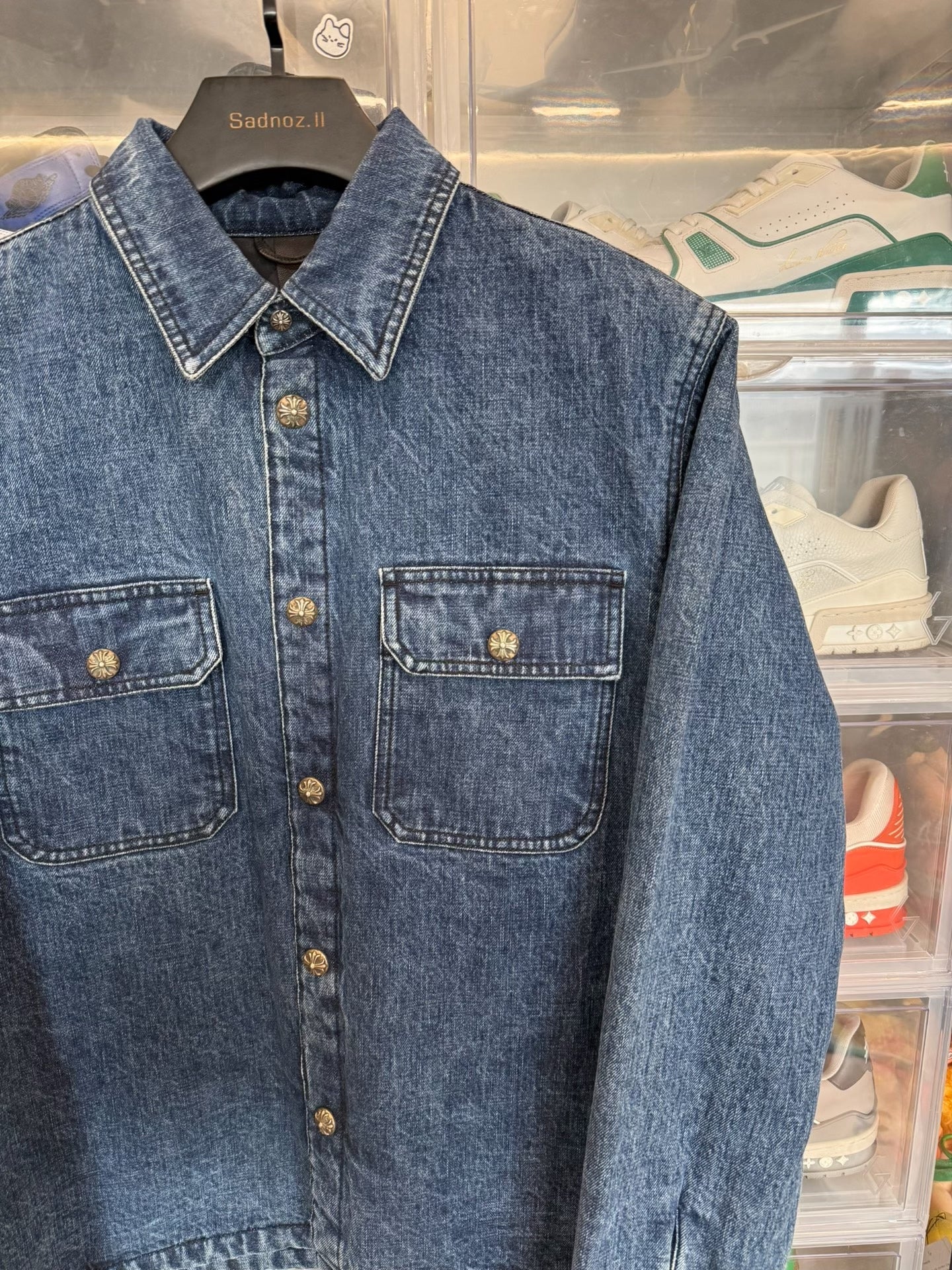 Chrome Hearts Workdog Denim Shirt Jacket
