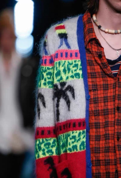 Saint Laurent GD Palm Tree Cardigan