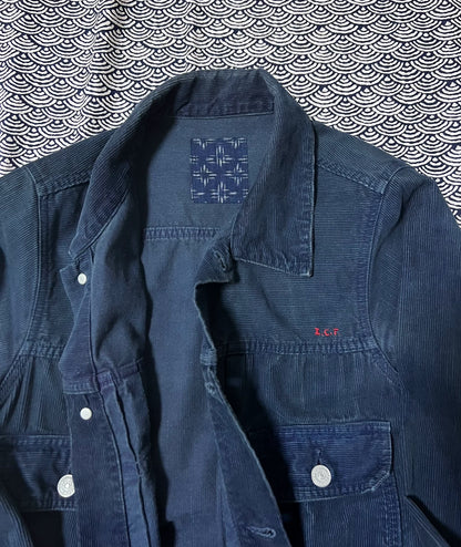 Visvim Corduroy Blue Bandana Jacket