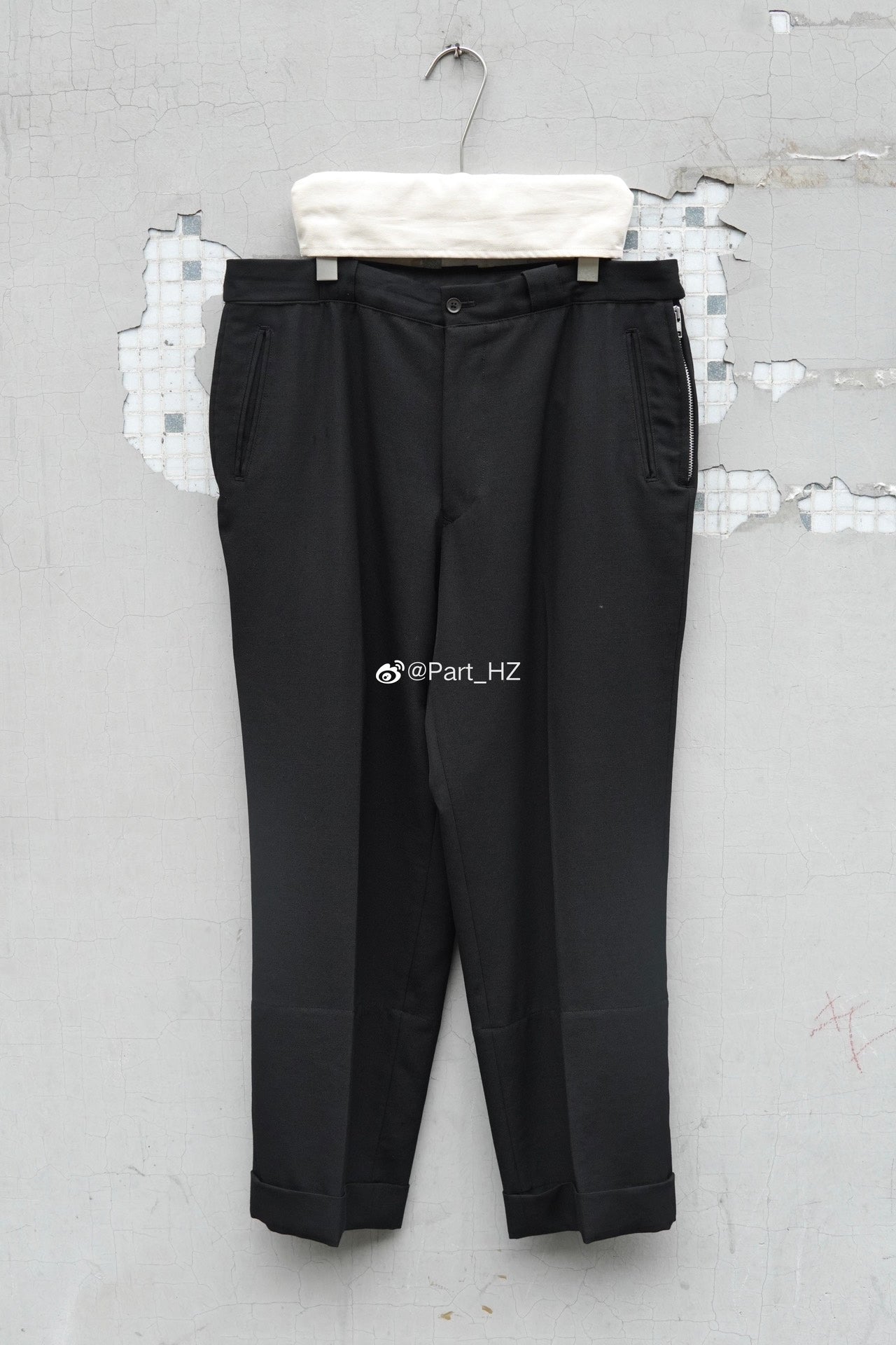 Yohji Yamamoto Pour Homme A/W 2004 Zip Wool Trousers