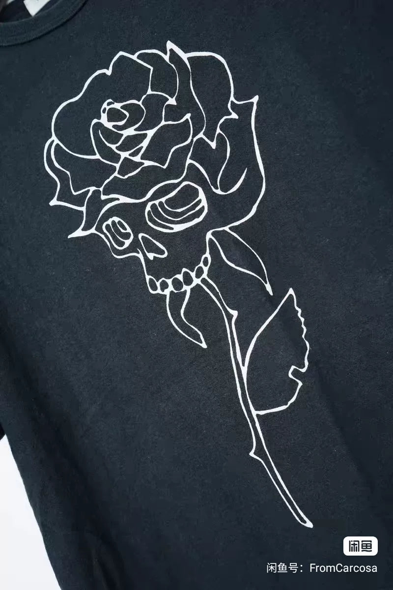 Undercover Rose Skull Short Sleeve T-Shirt