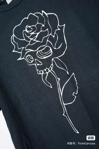 Undercover Rose Skull Short Sleeve T-Shirt