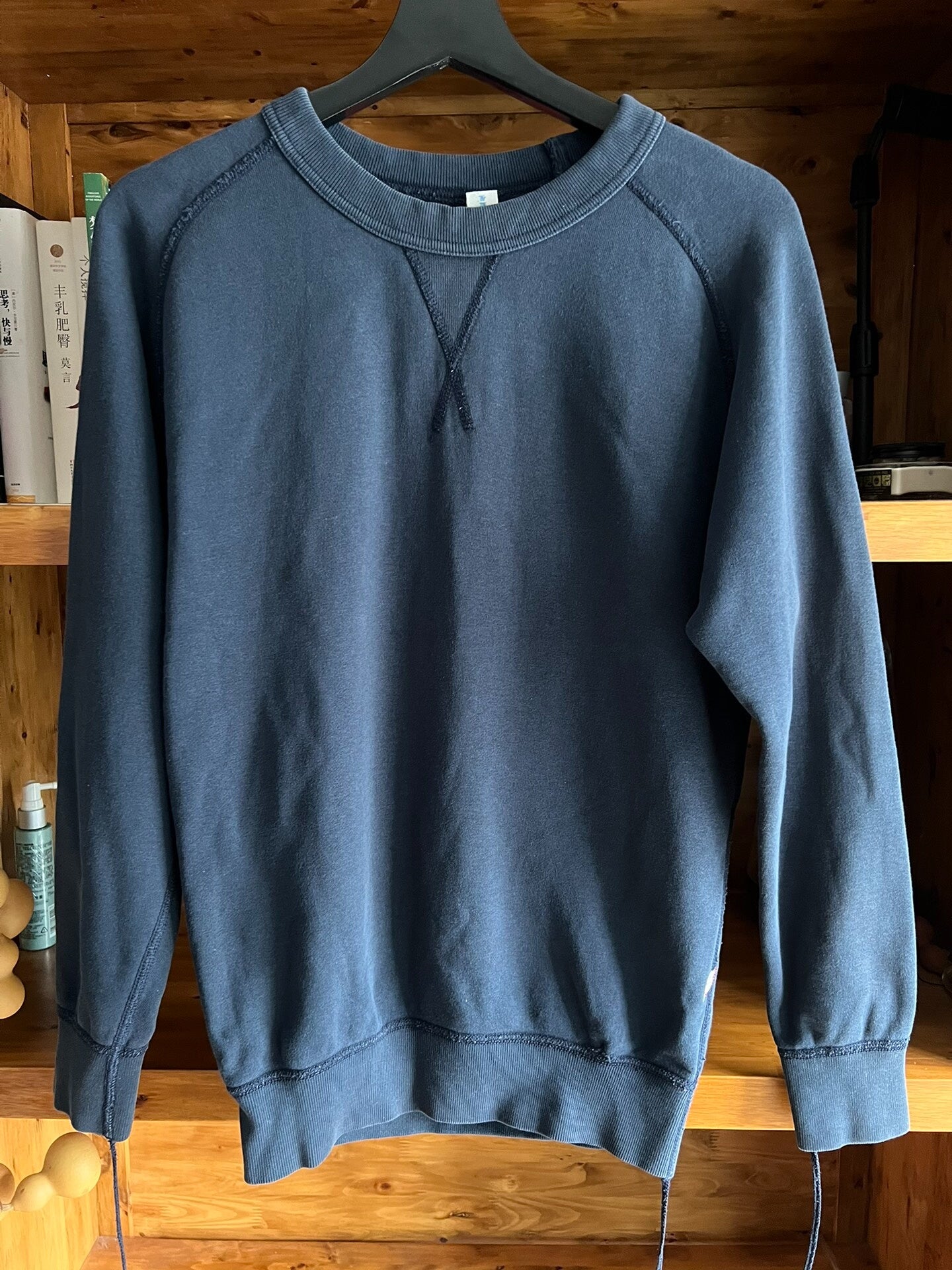 Pure Blue Japan Indigo Dyed Sweatshirt