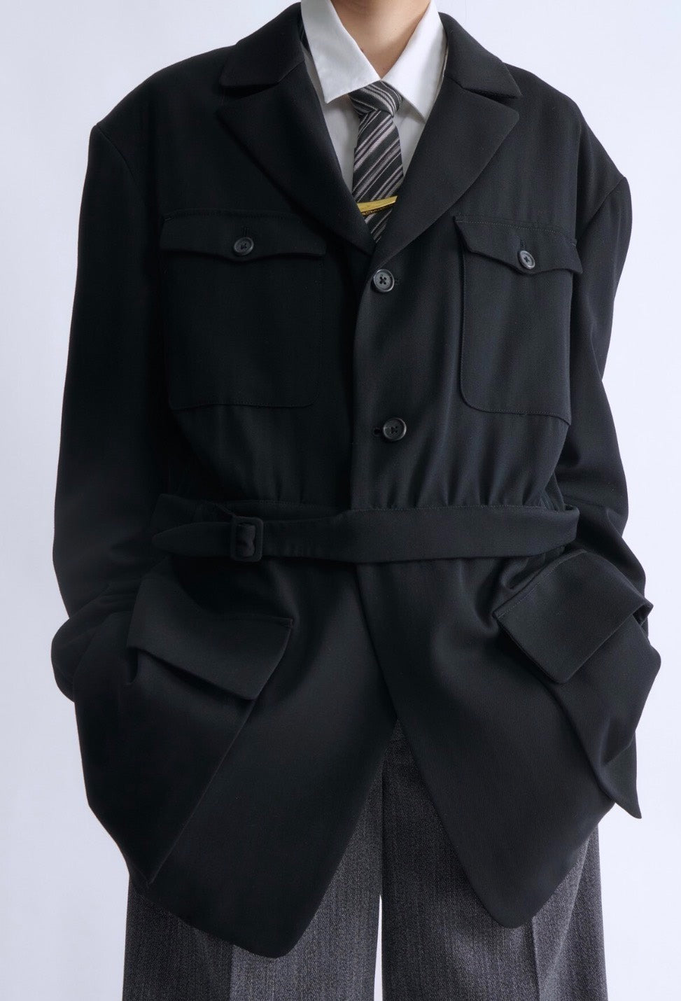 Yohji Yamamoto 90AW Safari Two-Way Jacket