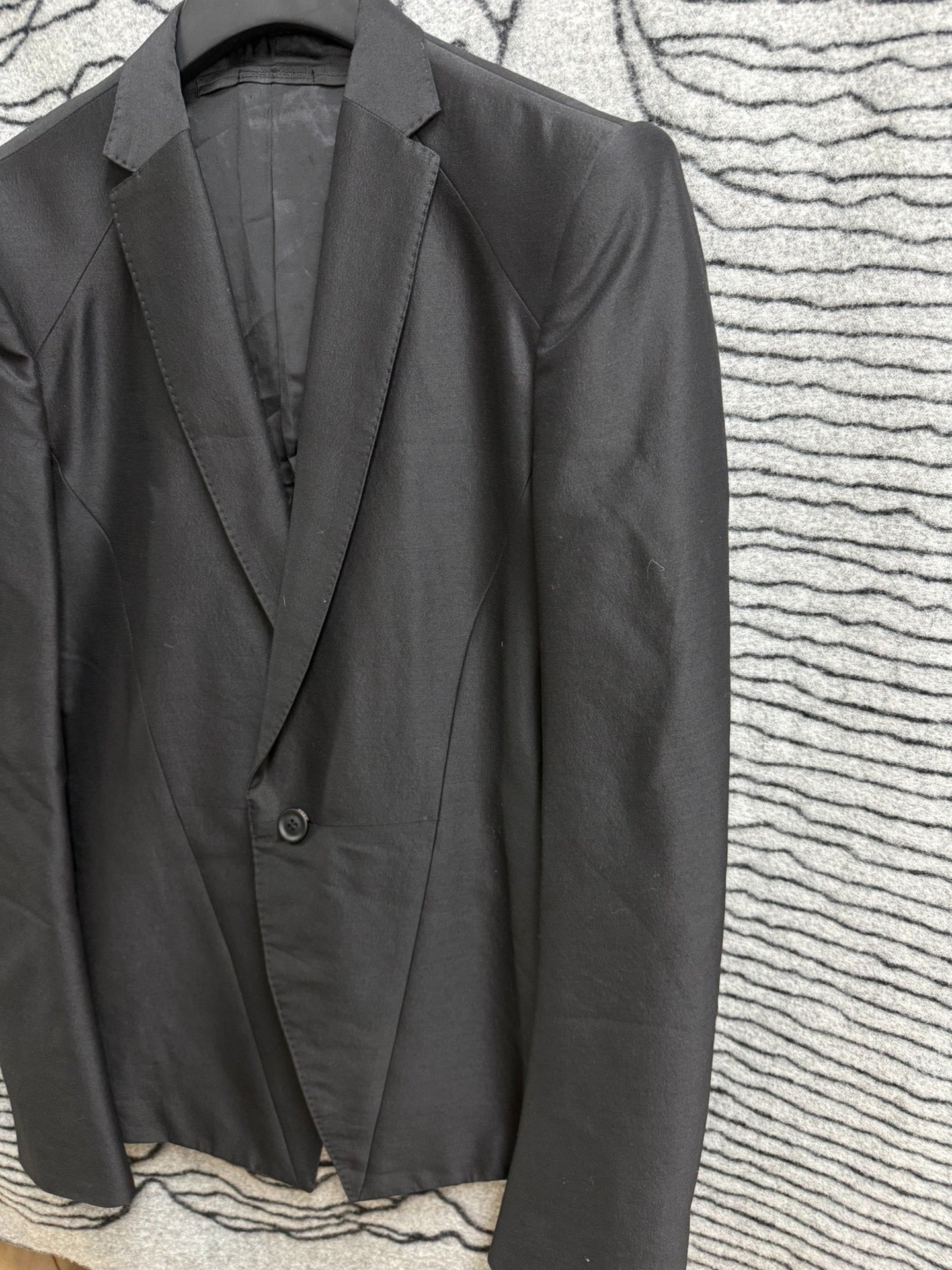 Julius 7 Wool Silk Deconstructed Blazer