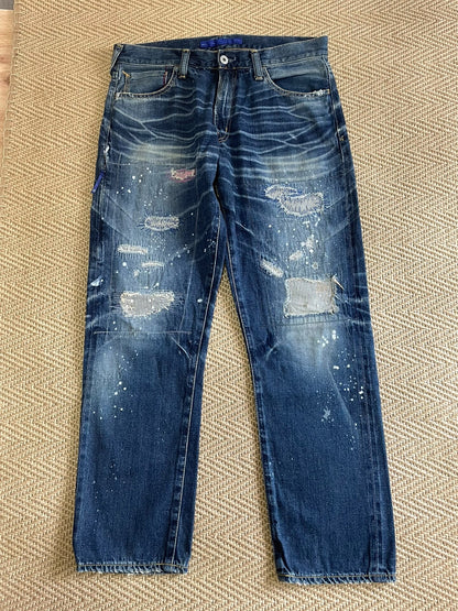 denim by vanquish & fragment electric pants