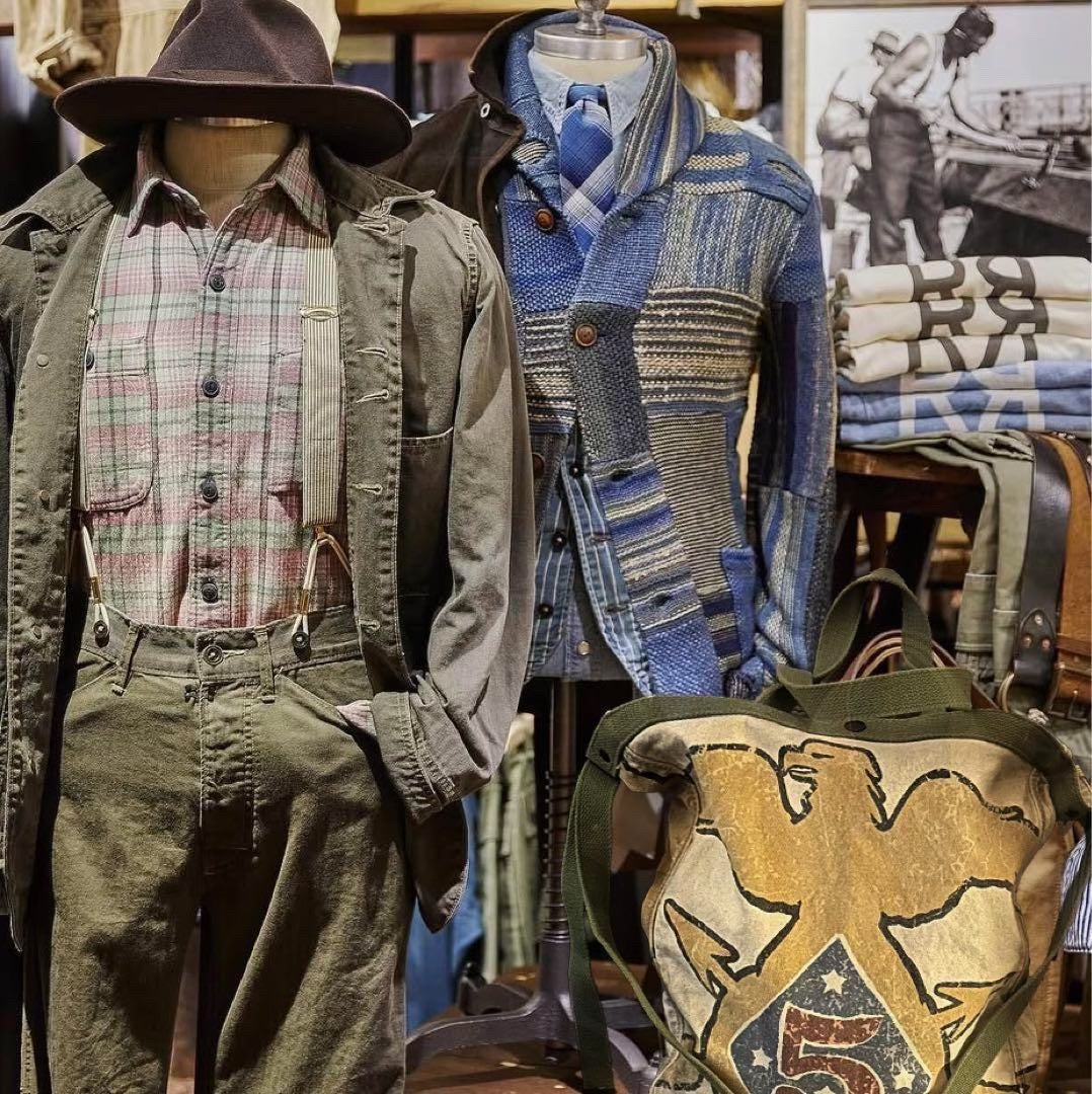 RRL Military Canvas Tote Bag
