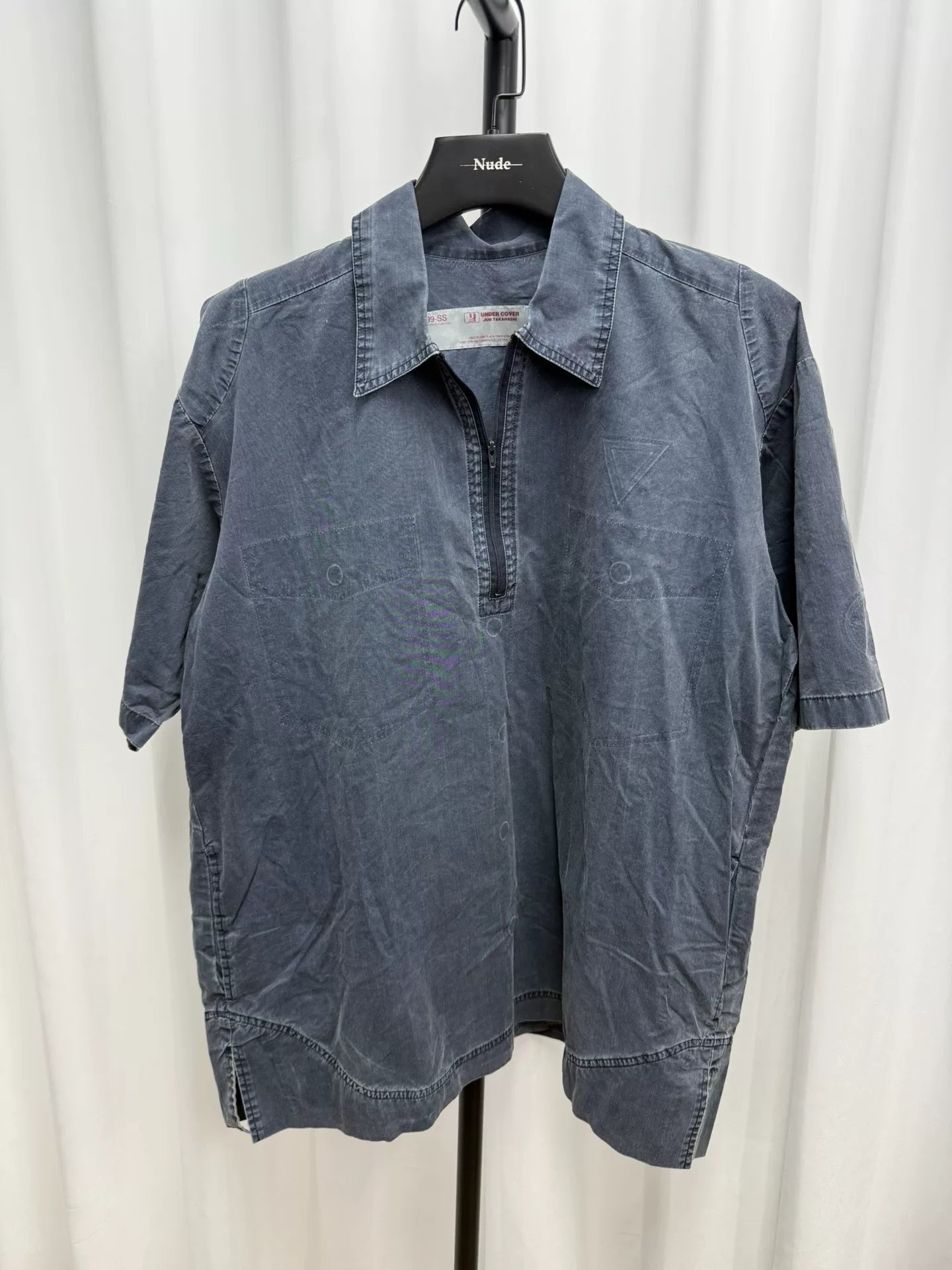 UNDERCOVER 1999SS Relief Short Sleeve Shirt