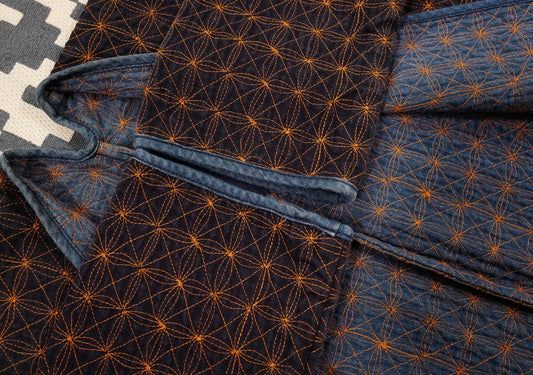 visvim ict sanjuro coat indigo color