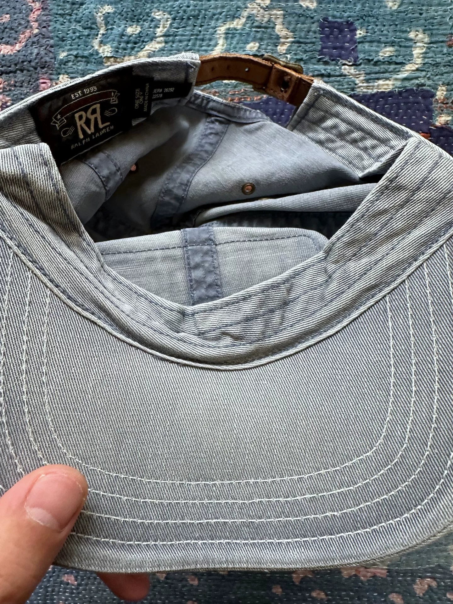 vintage washed trucker baseball cap