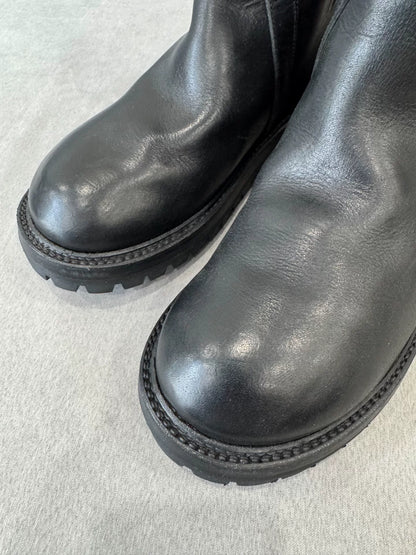 Rick Owens Platform Iron Ring Boots Size 40