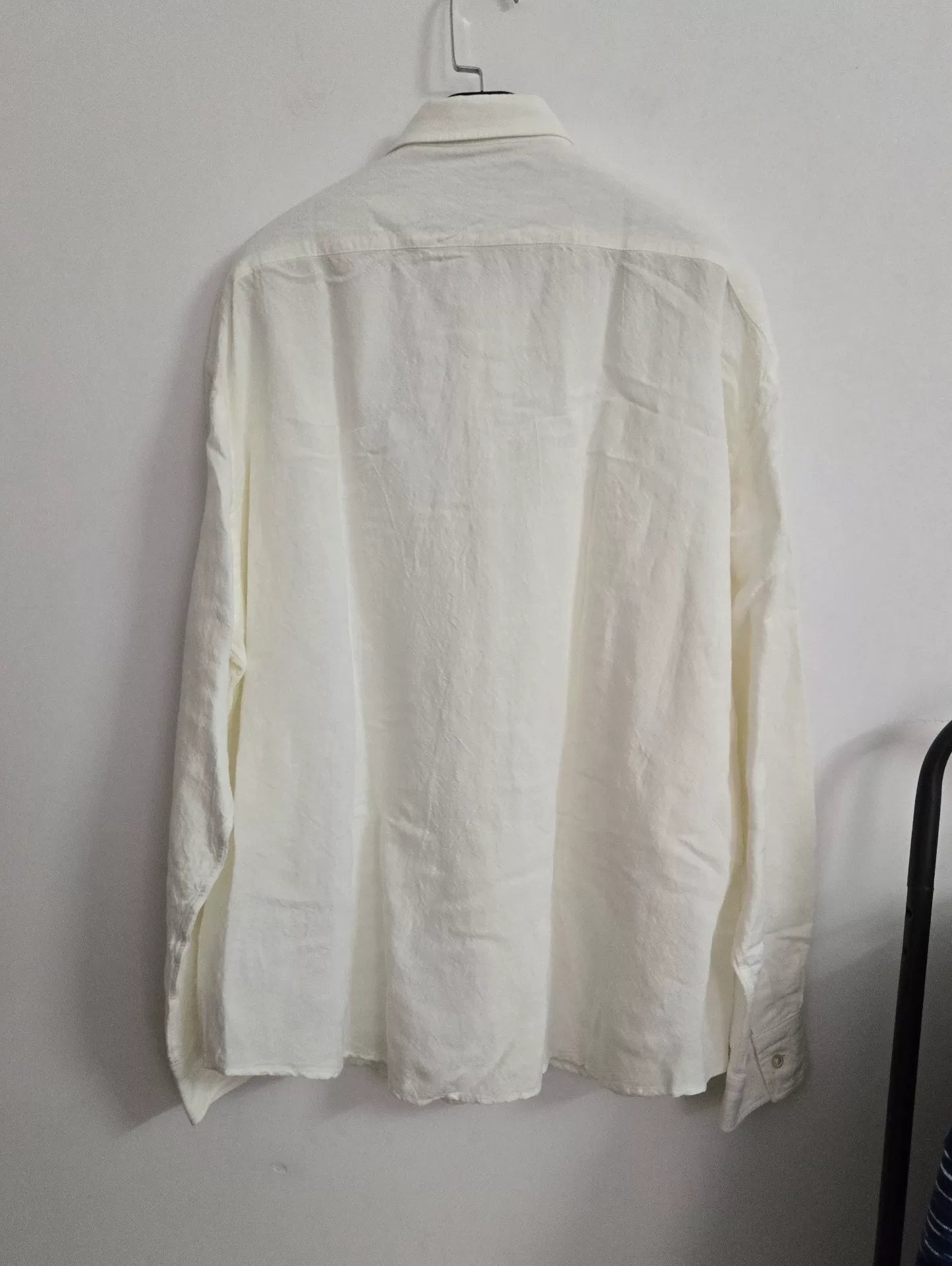 Porter Classic Bamboo Linen White Shirt