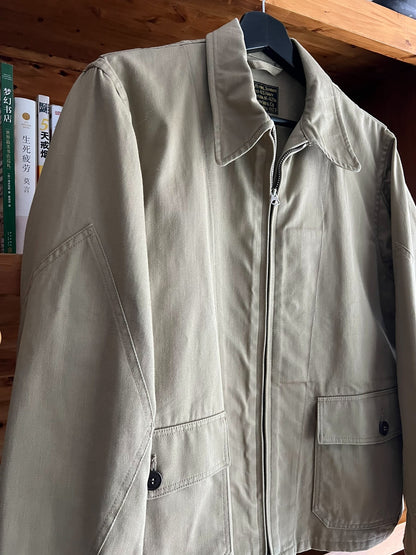 real mccoy's type m-421a khaki flight jacket
