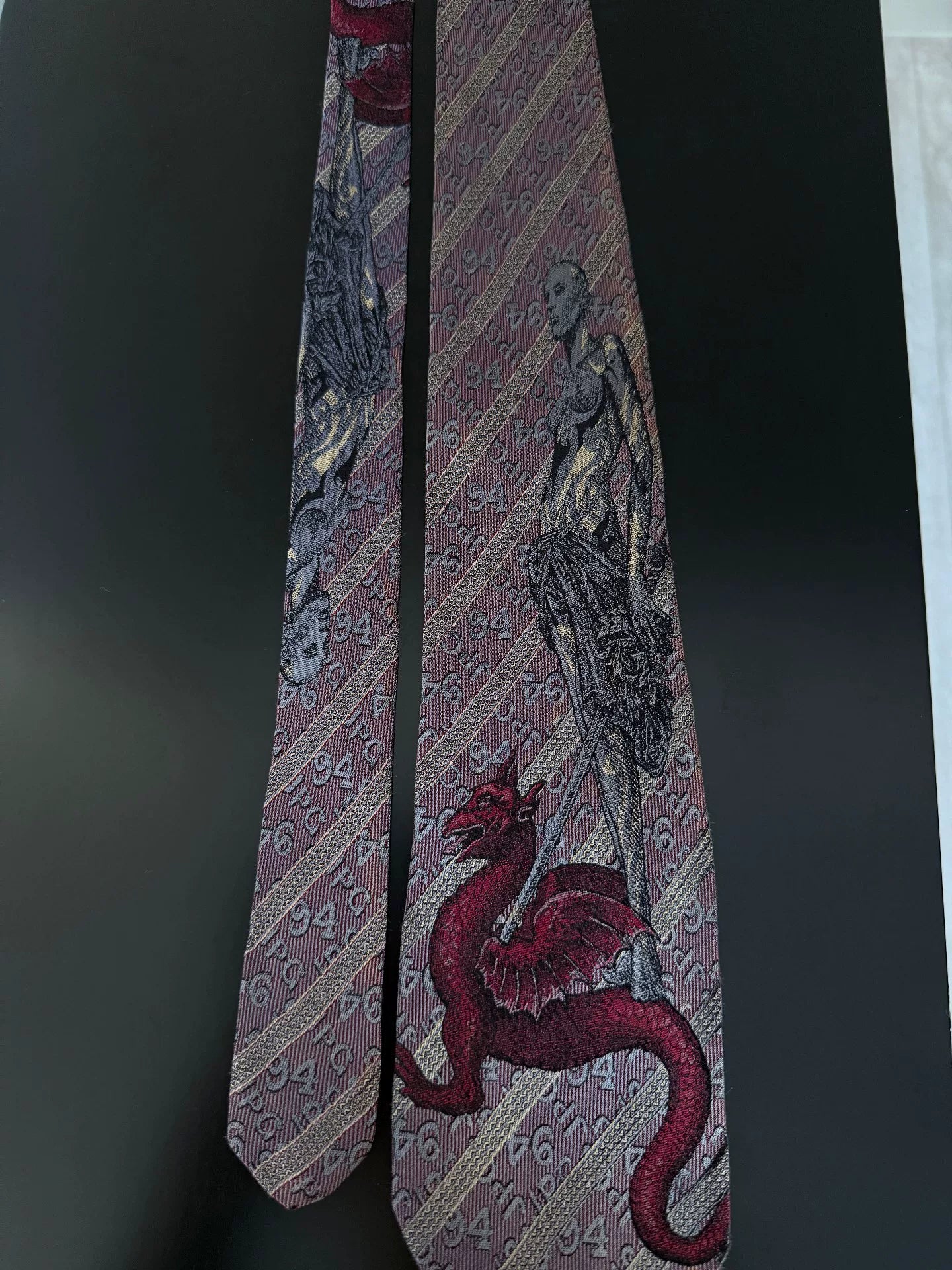 Jean Paul Gaultier Sci-fi Design Tie