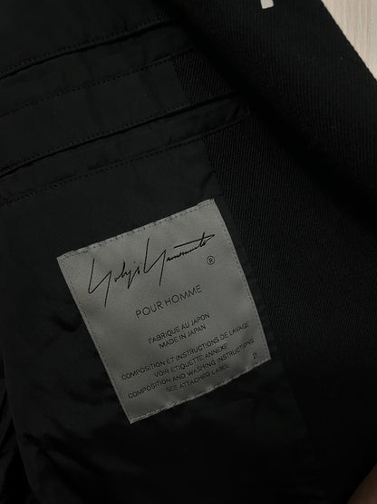 Yohji Yamamoto 21AW Slogan Zipper Blazer