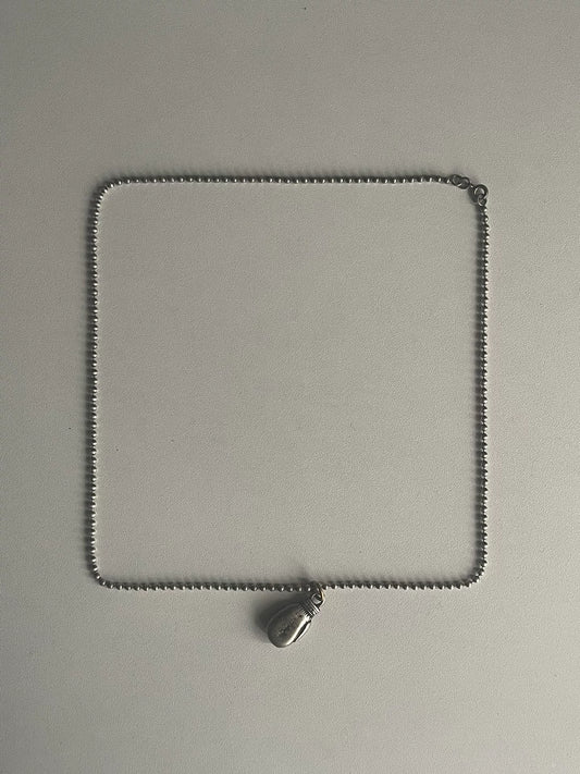 Maison Martin Margiela Boxing Glove Silver Necklace