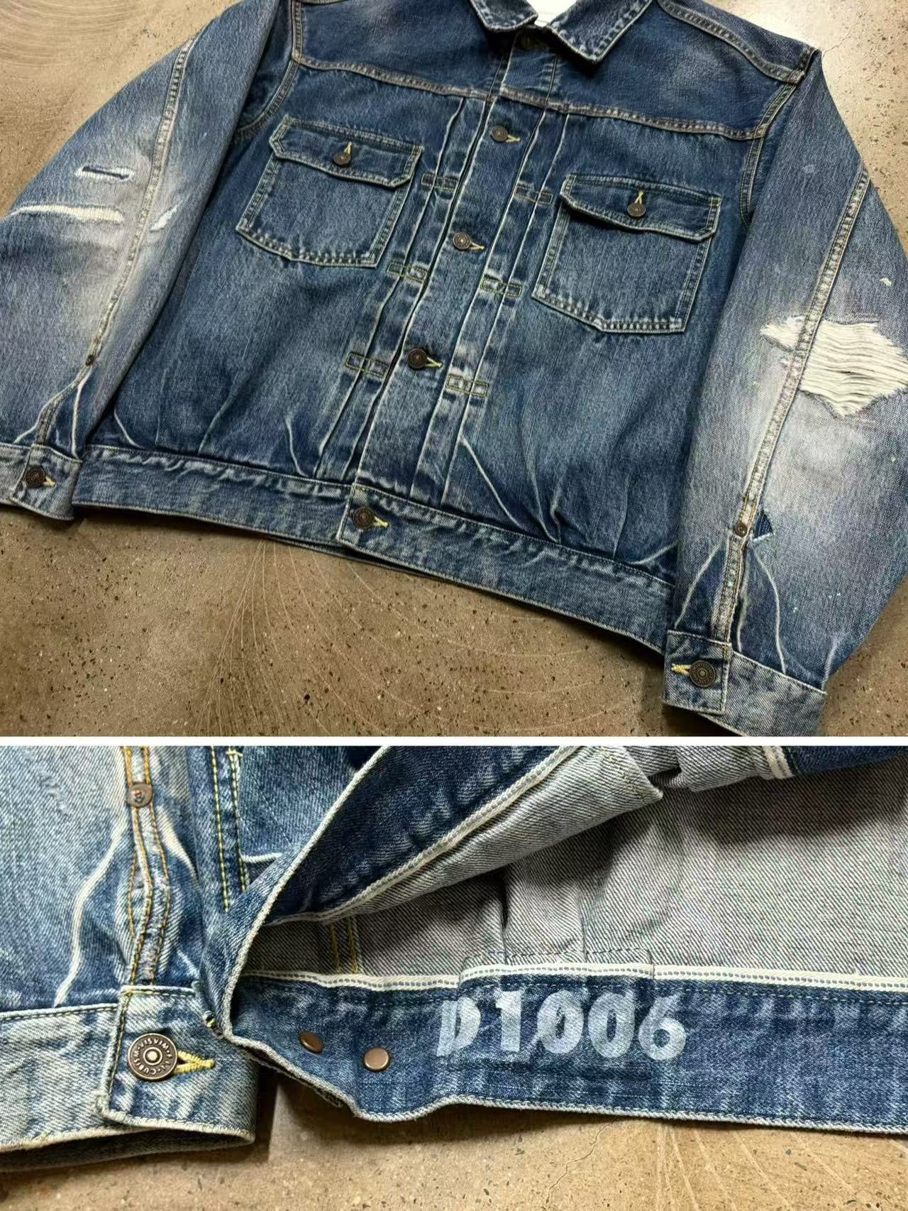 Visvim 101xx Distressed Denim Jacket