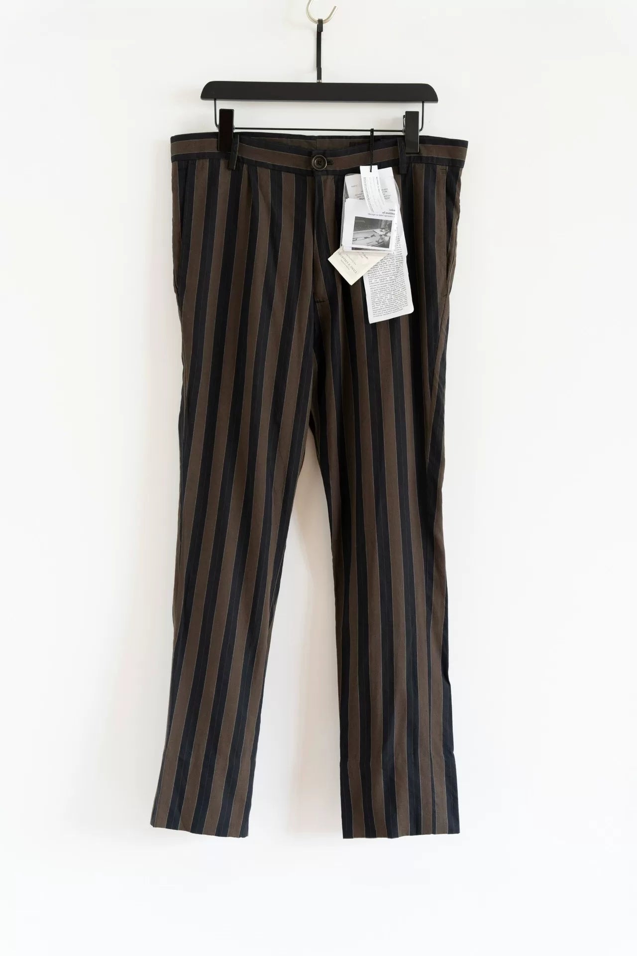 Geoffrey B. Small Silk Wool Striped Pants