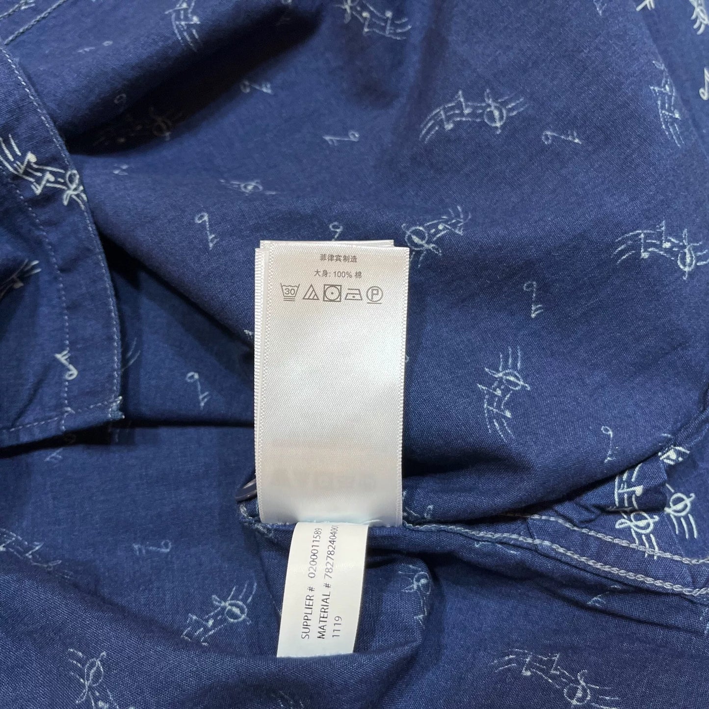 RRL Indigo Print Shirt
