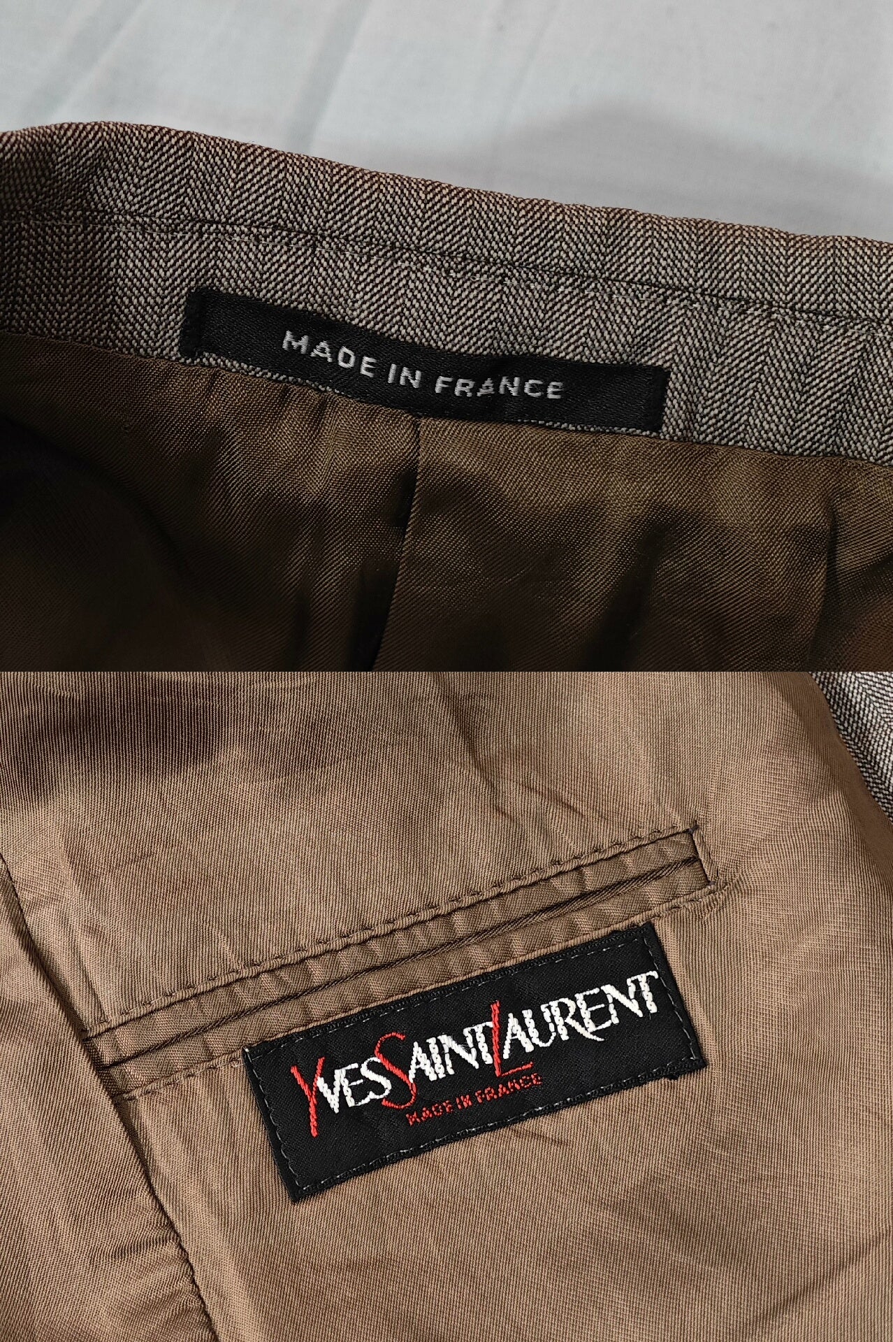 YSL vintage Wool Suit in Gray