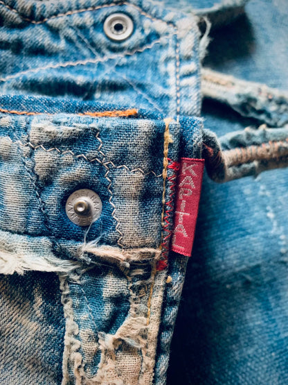 Kapital Denim Remake Card Pouch