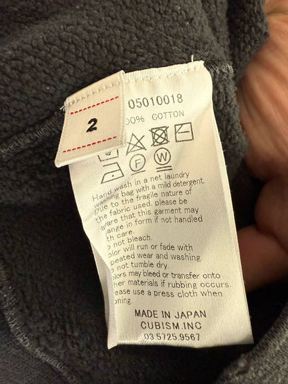 Visvim Distressed Gray Crewneck Sweatshirt