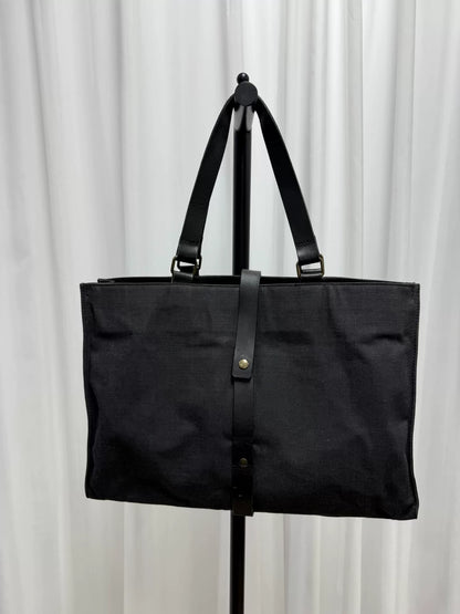 Dries van Noten Cotton-Linen Strap Handbag