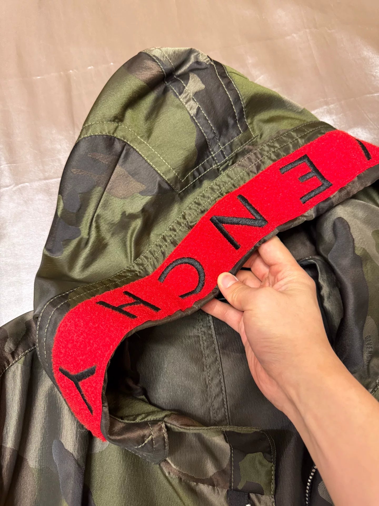 givenchy camouflage rain jacket for men