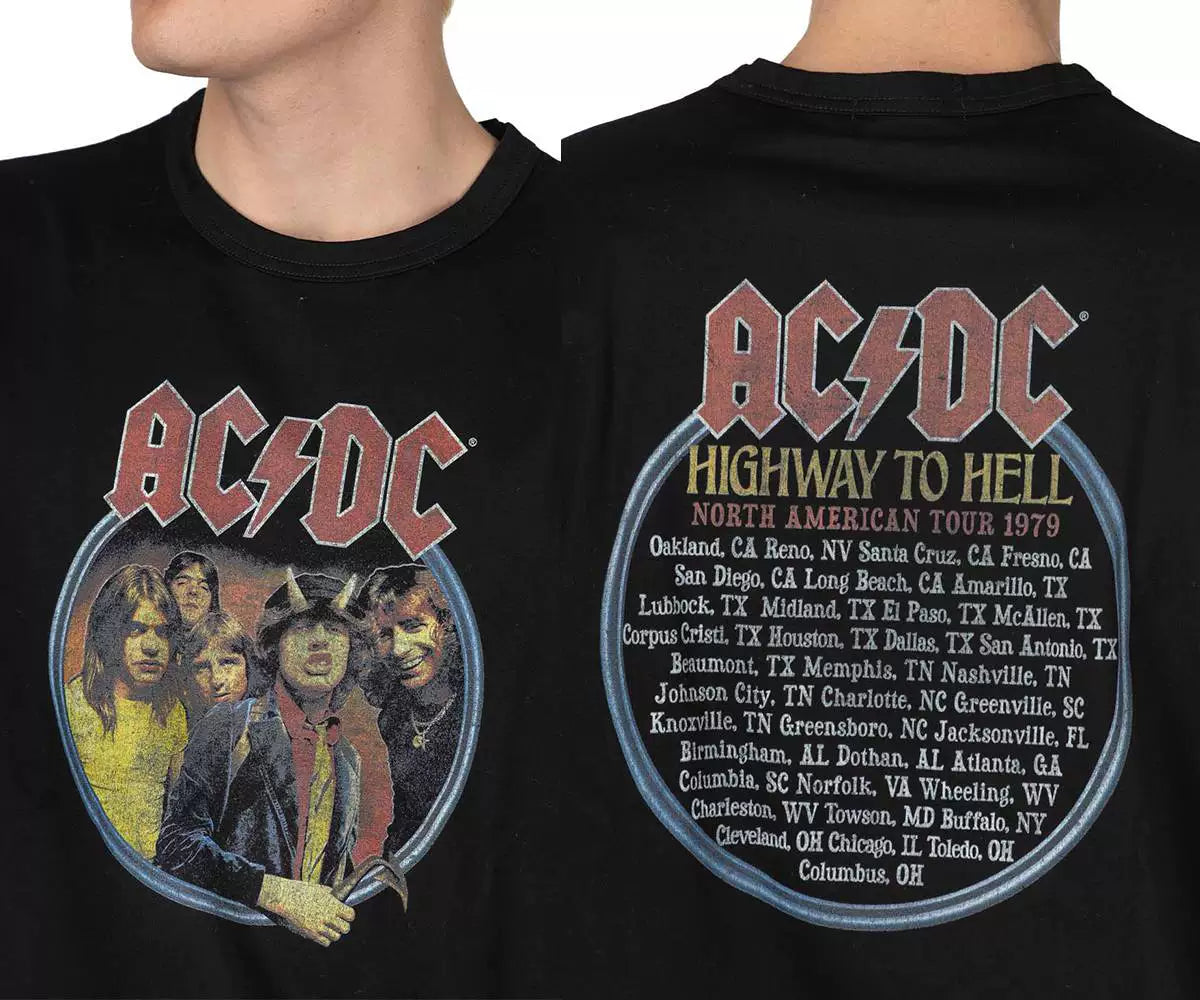 junya watanabe acdc vintage t-shirt xl