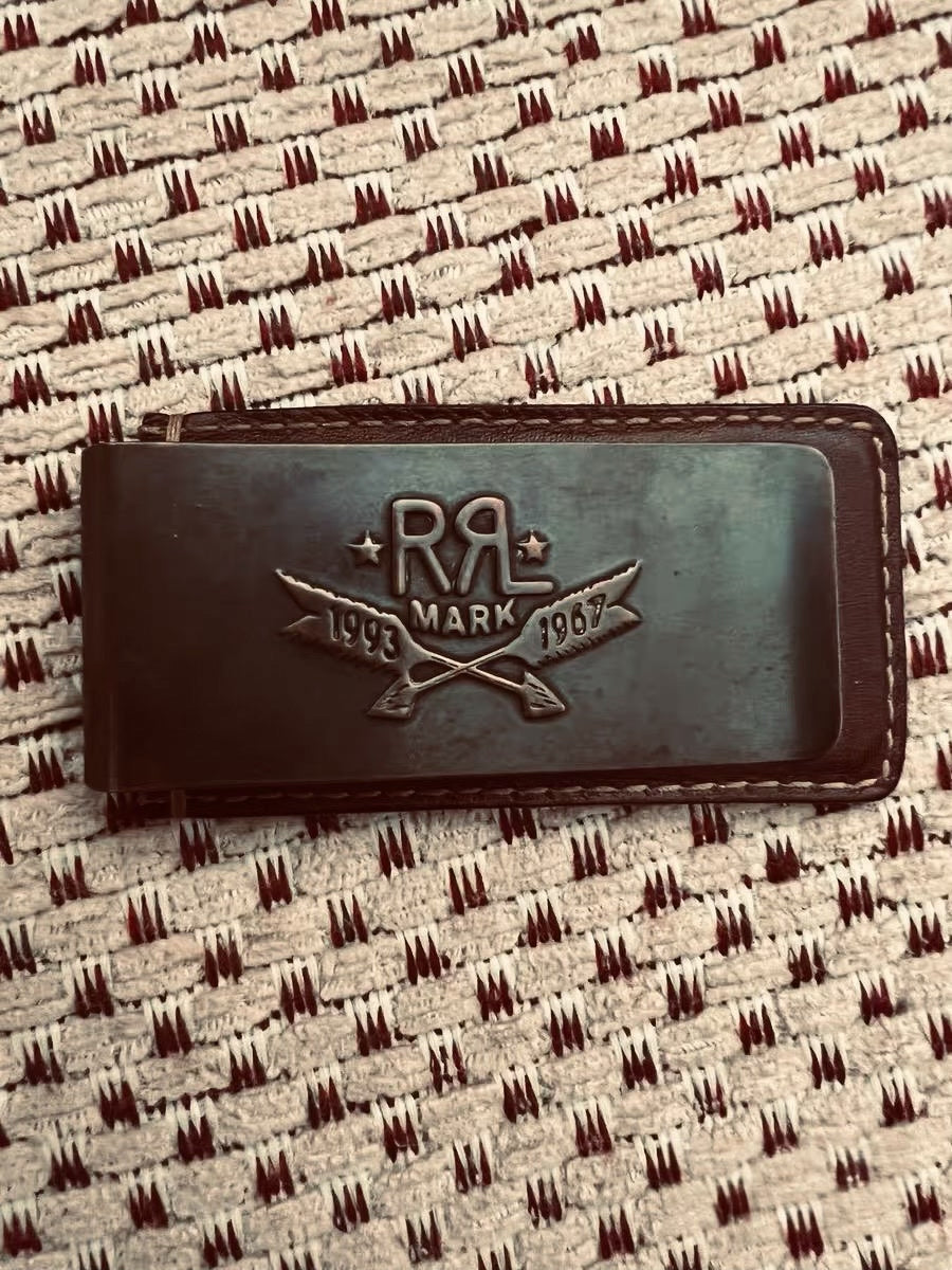 RRL Double RL Engraved Wallet