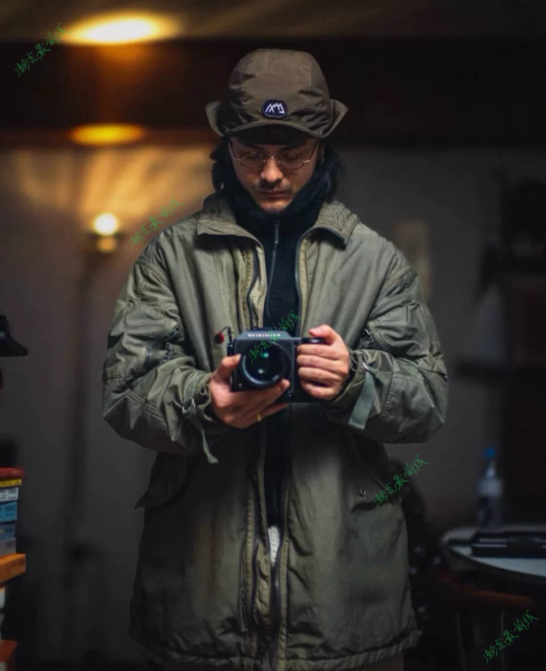 visvim 21aw olive windbreaker jacket