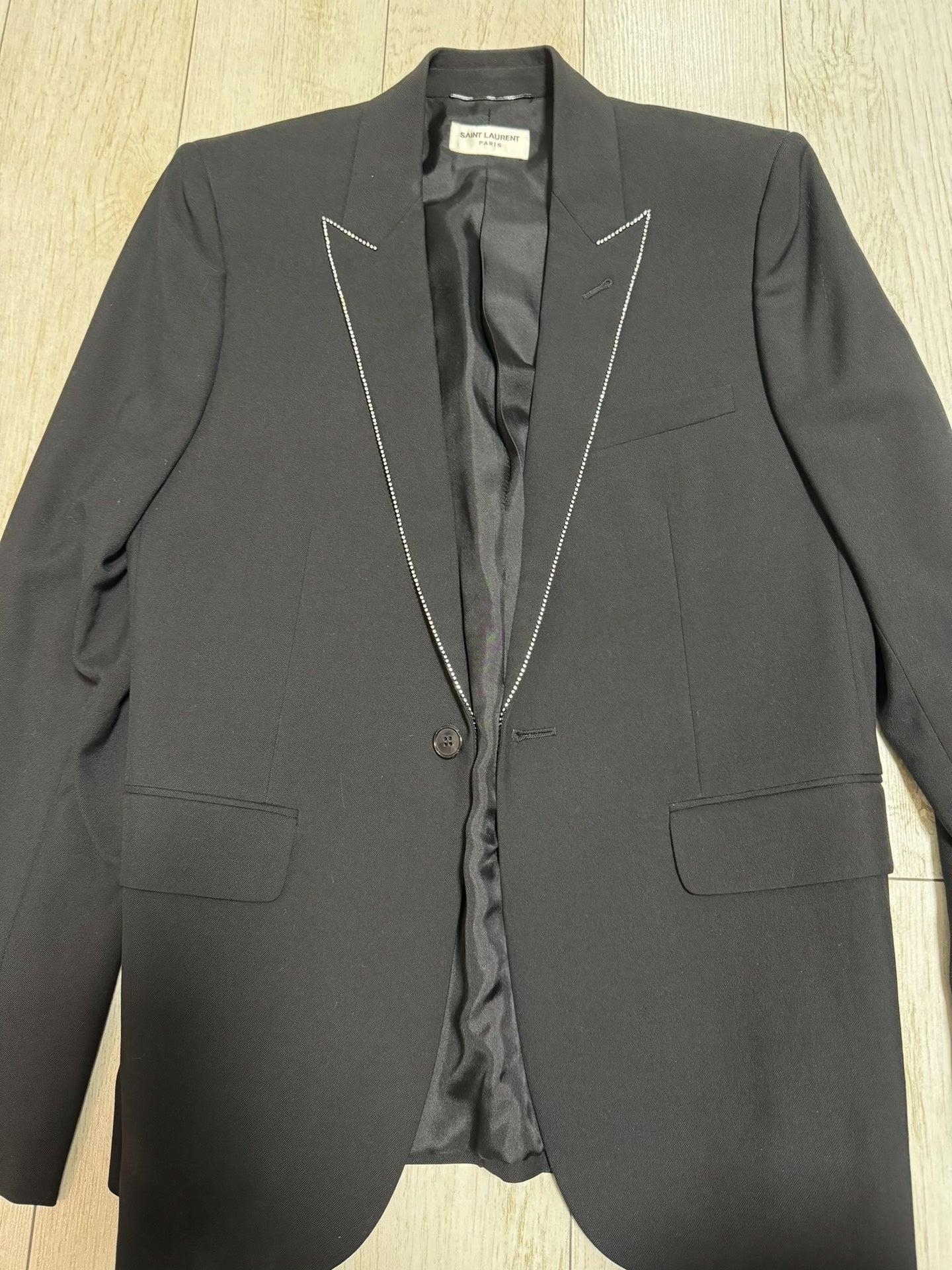 Saint Laurent Limited Runway Diamond Lapel Blazer