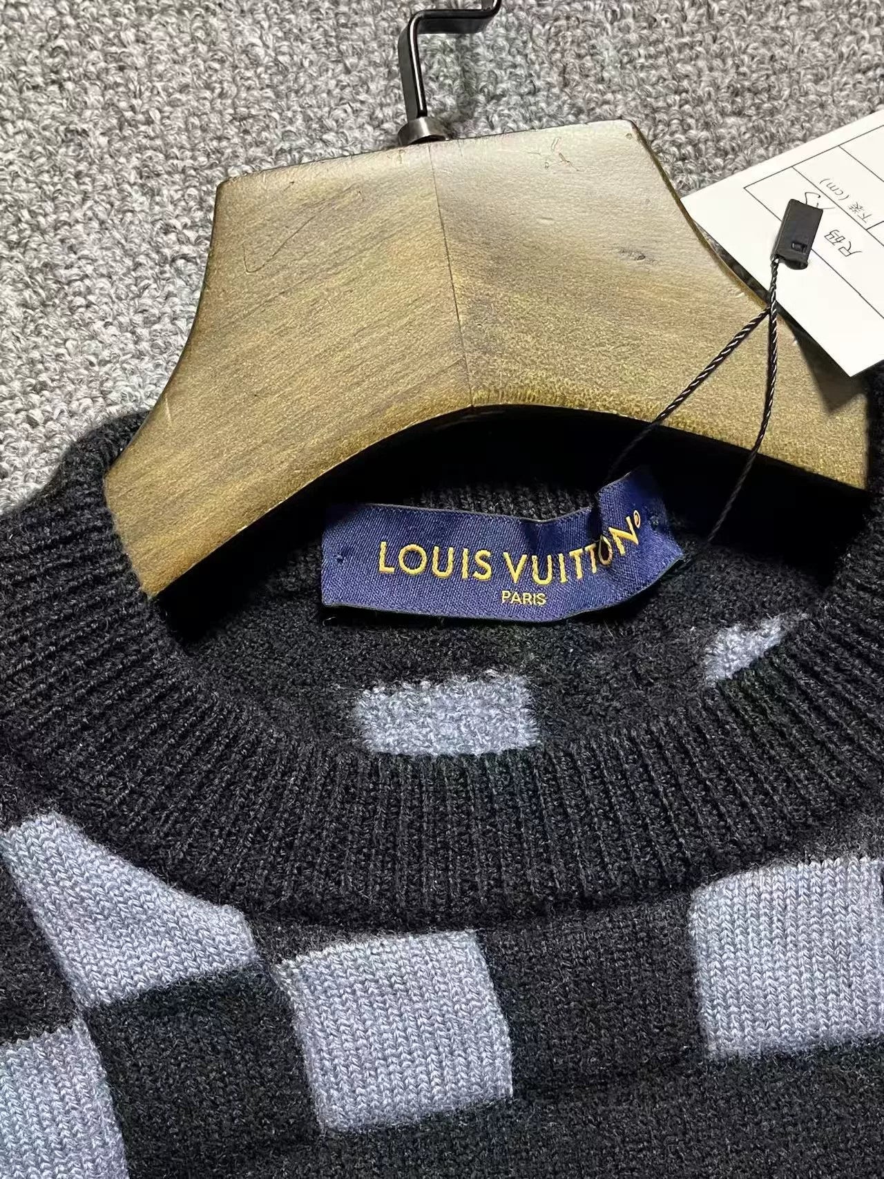 Louis Vuitton Mosaic Colorblock Wool Sweater