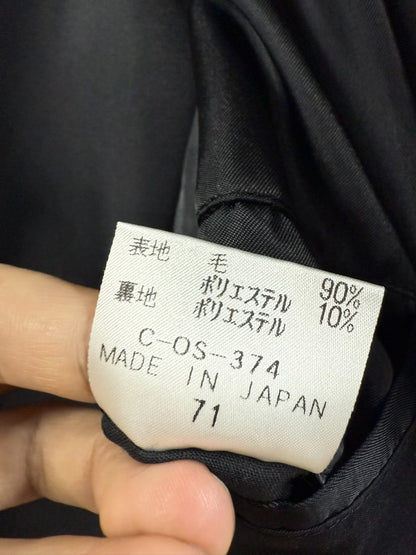 Yohji Yamamoto Striped Oversized Coat