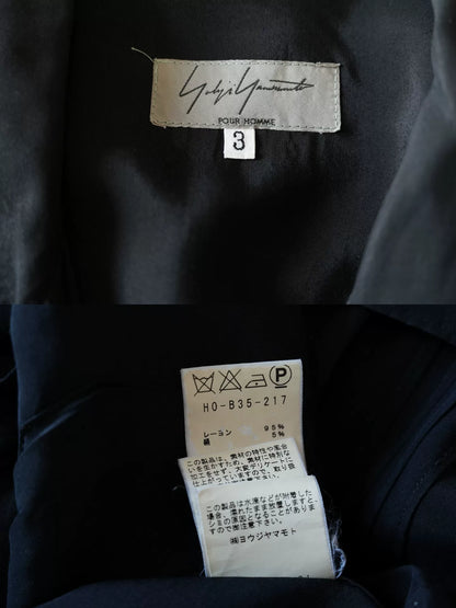 Yohji Yamamoto Silk Blend Short Sleeve Shirt