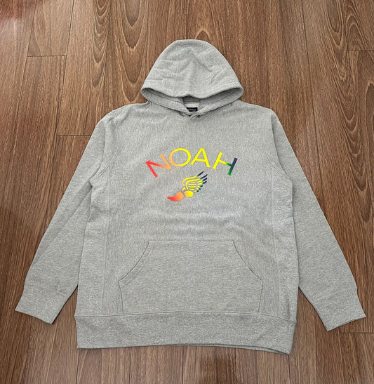 noah tri-color winged foot hoodie
