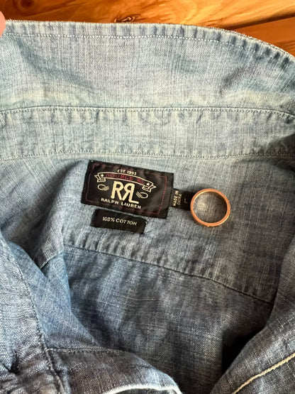 RRL Double RL Vintage Military Denim Shirt