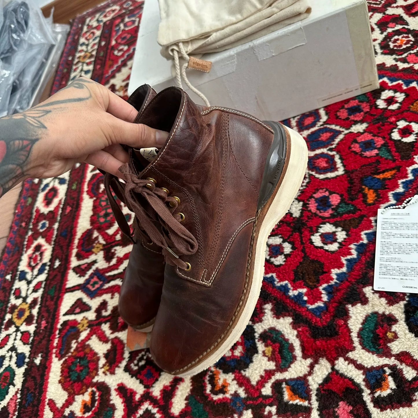 Visvim 18aw Virgil Boots - Size 8.5