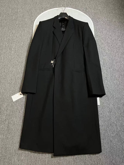 Givenchy Black Wool Coat for Men