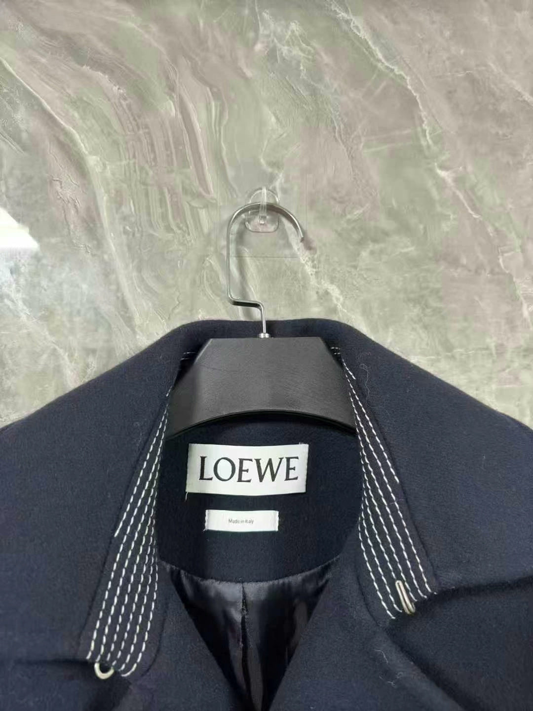 LOEWE Wool Blend Goat Cashmere Coat