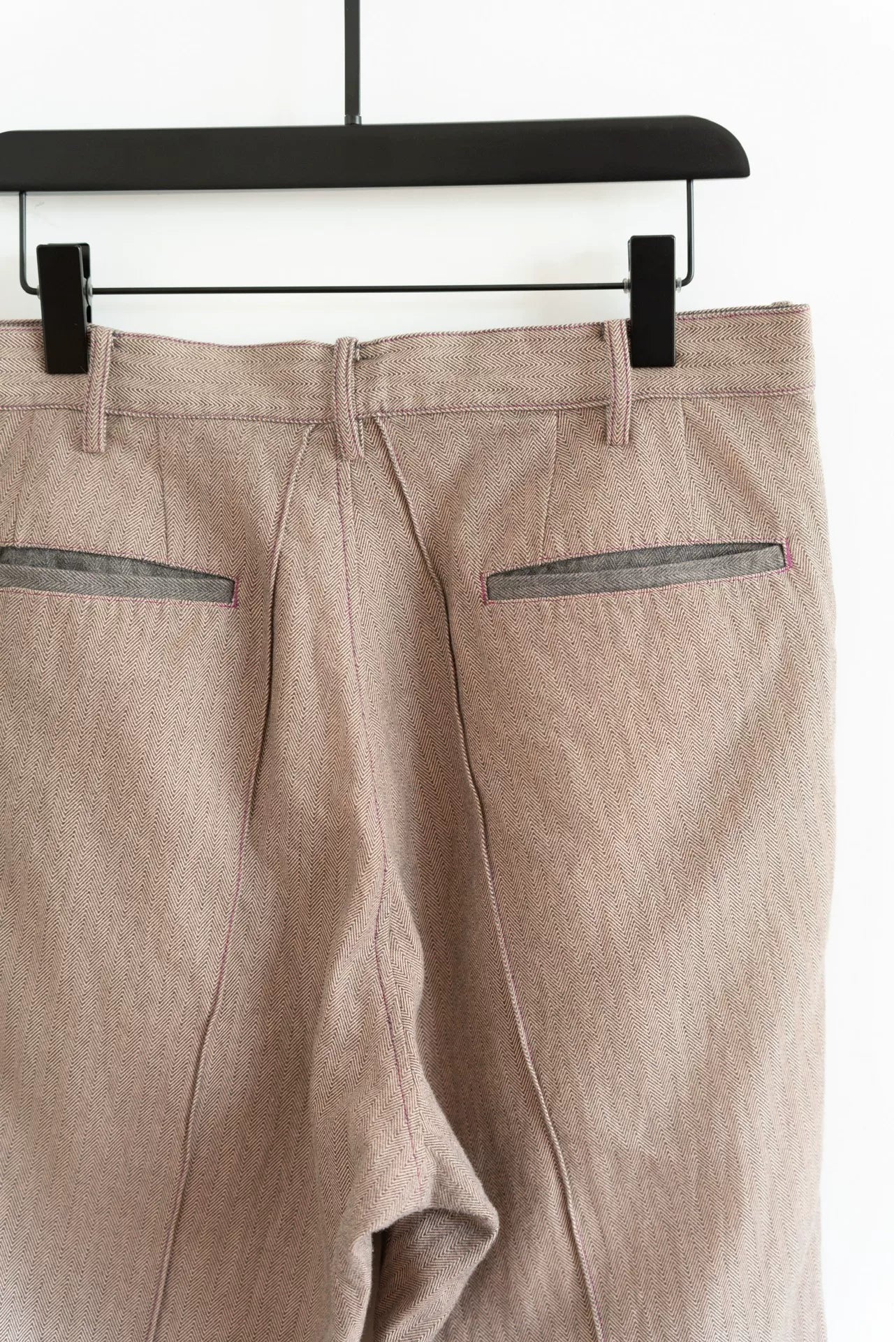 Sulvam Knife Edge Pants in Beige