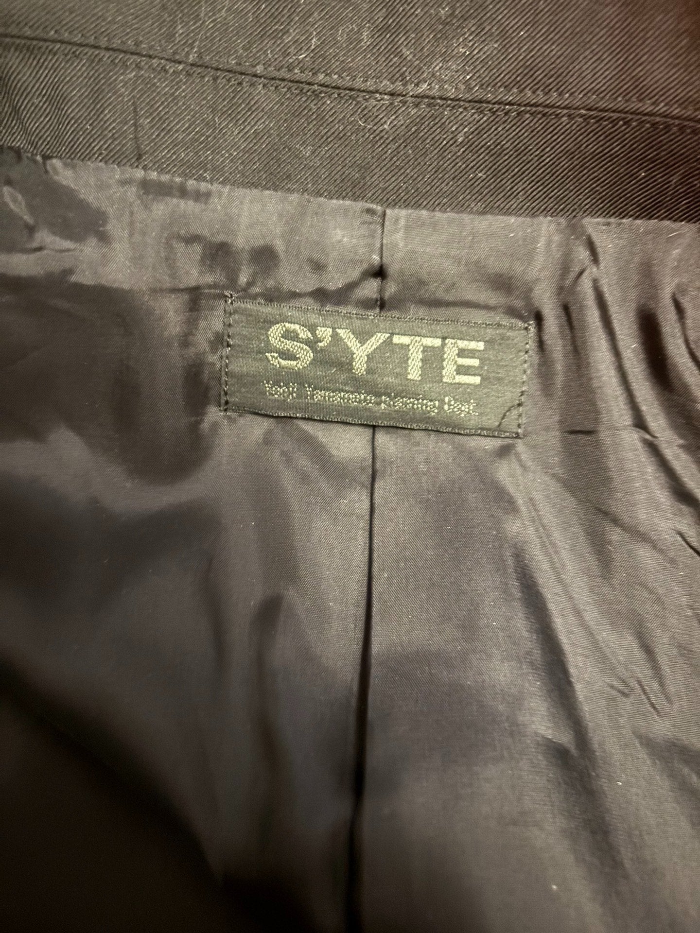 Yohji Yamamoto s'yte Wool Double-Breasted Blazer
